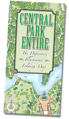 Central Park Folding Map